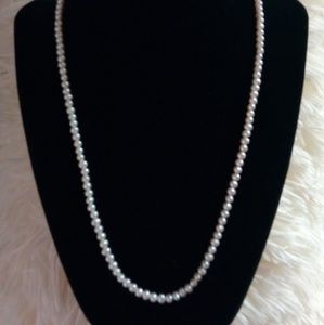 White Cultured Pearl Necklace